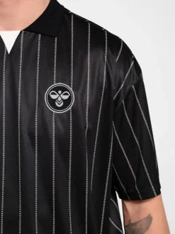Chevron Pinstripe Polo Shirt