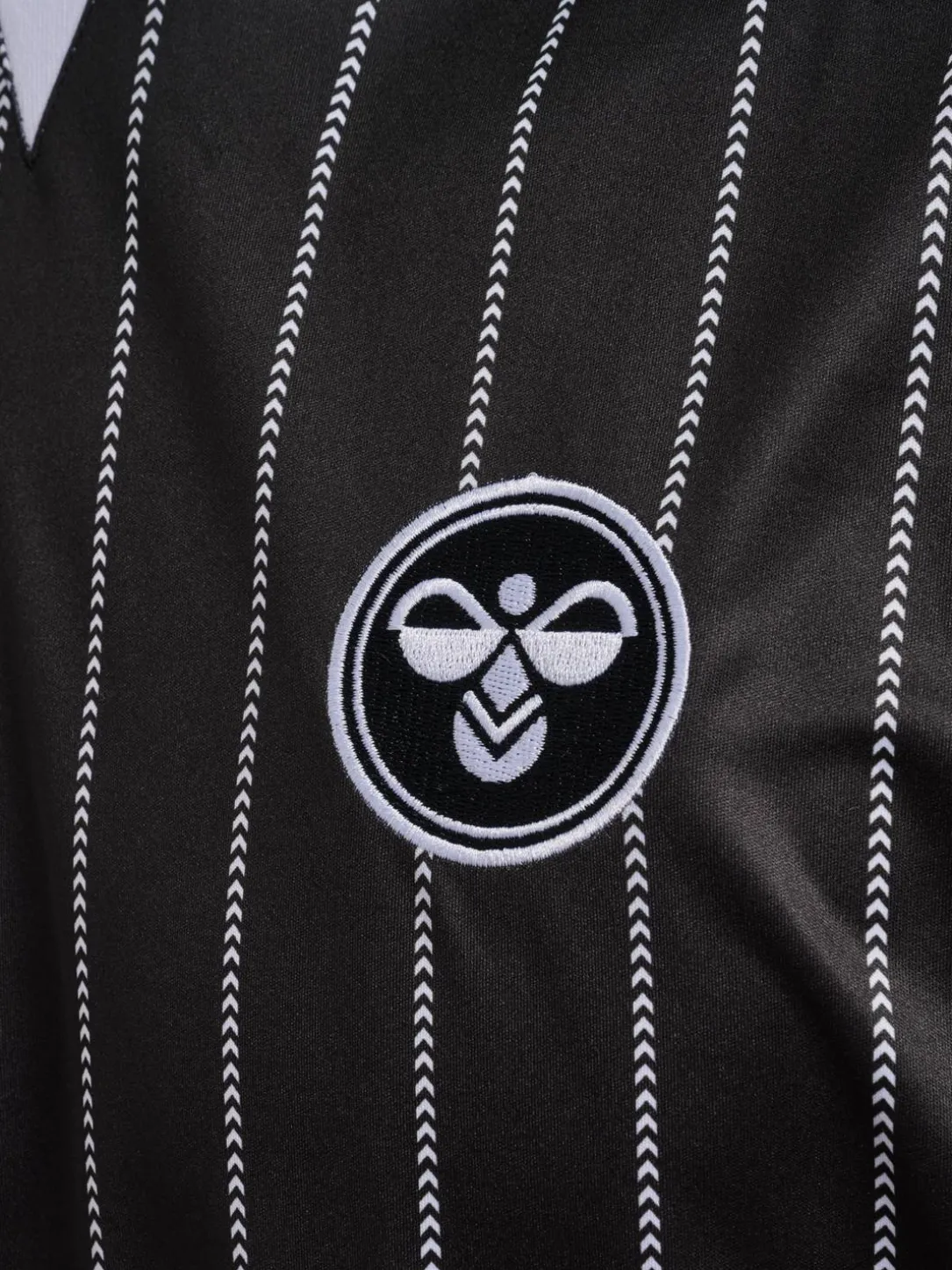Chevron Pinstripe Polo Shirt
