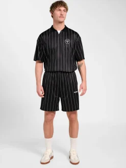 Chevron Pinstripe Polo Shirt
