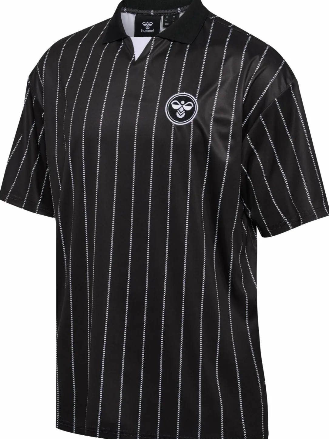 Chevron Pinstripe Polo Shirt