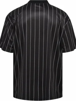Chevron Pinstripe Polo Shirt