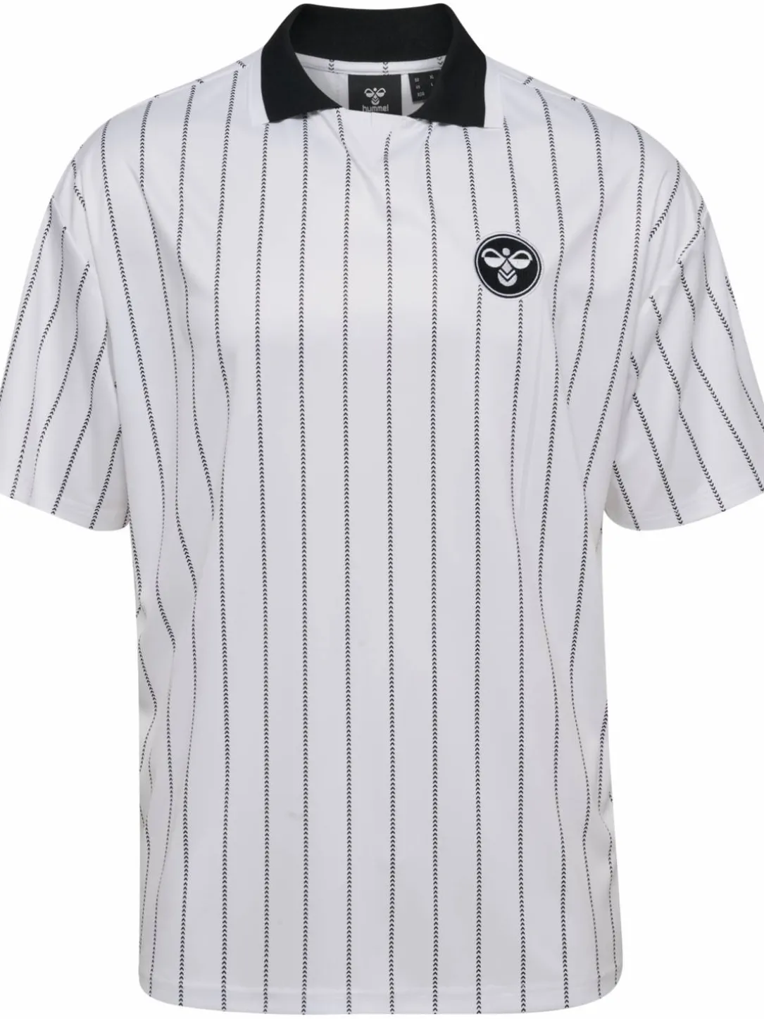 Chevron Pinstripe Polo Shirt