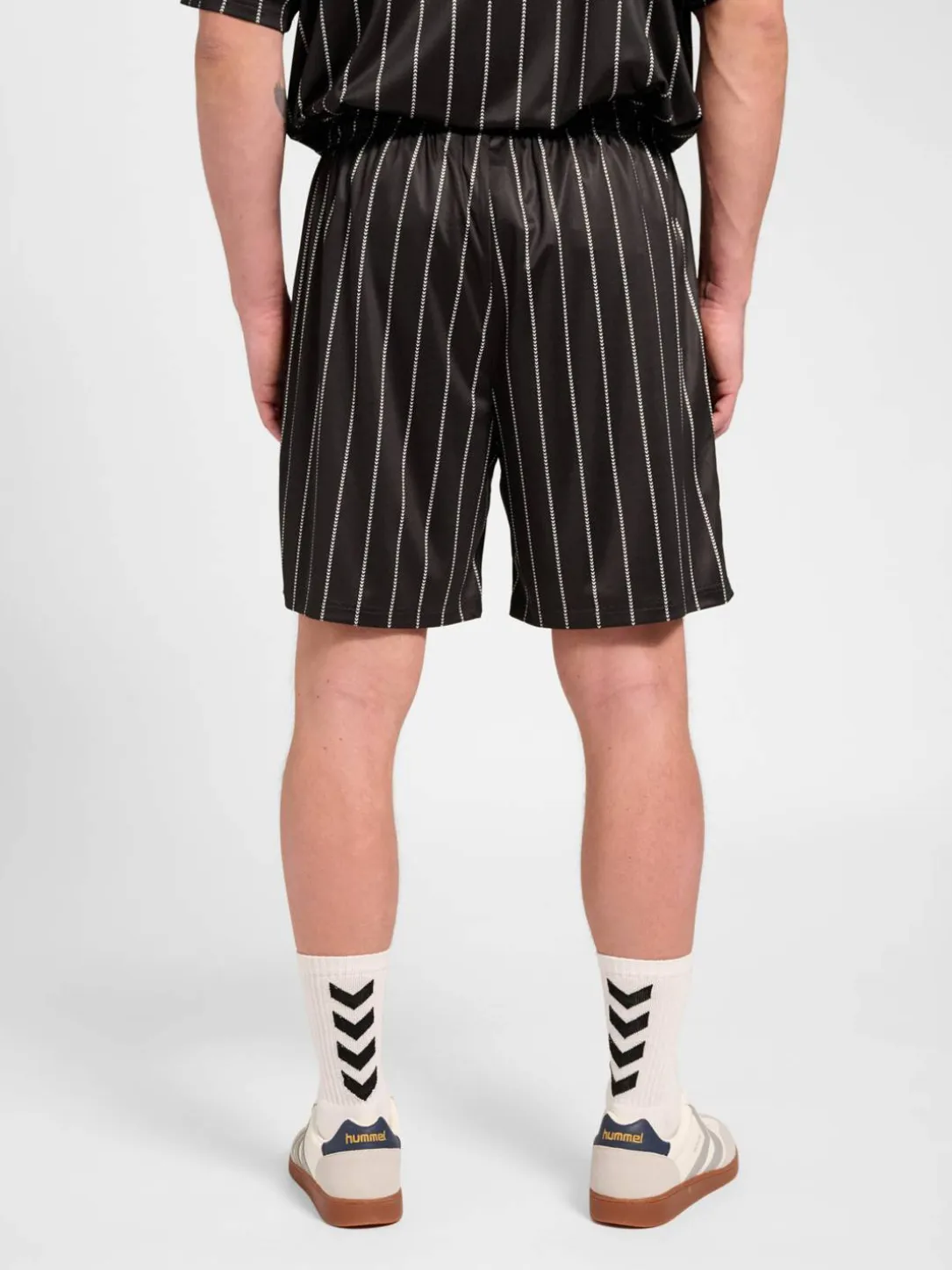 Chevron Pinstripe Shorts