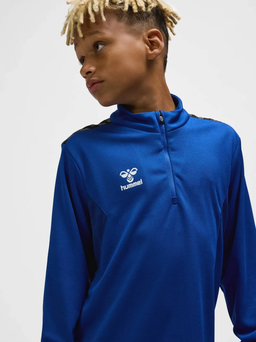 hmlAUTHENTIC HALF ZIP SWEAT KIDS