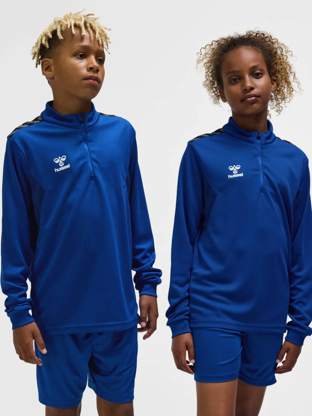 hmlAUTHENTIC HALF ZIP SWEAT KIDS