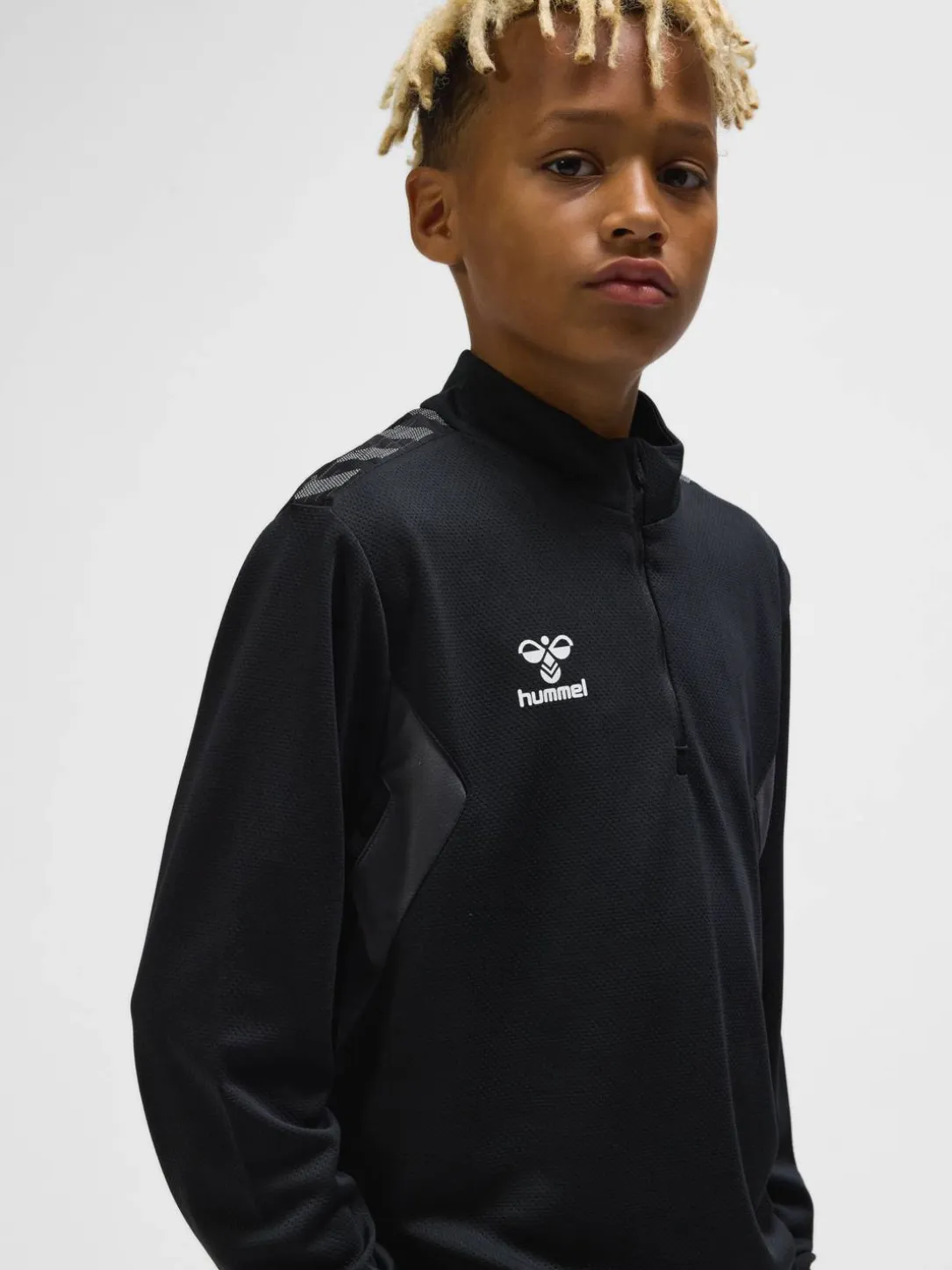 hmlAUTHENTIC HALF ZIP SWEAT KIDS