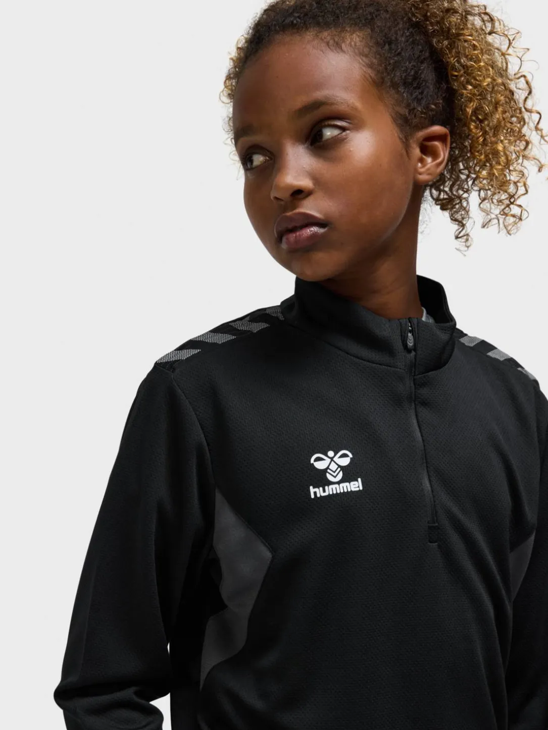 hmlAUTHENTIC HALF ZIP SWEAT KIDS