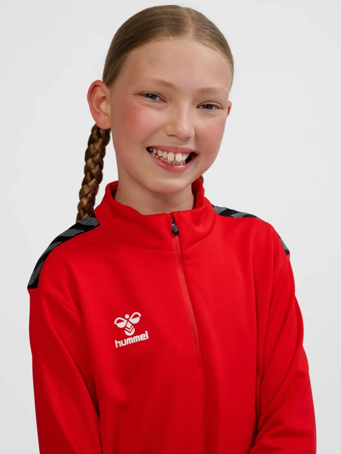 hmlAUTHENTIC HALF ZIP SWEAT KIDS