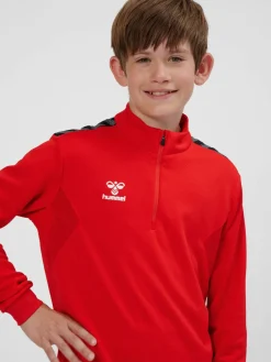 hmlAUTHENTIC HALF ZIP SWEAT KIDS