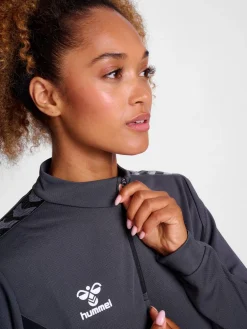 hmlAUTHENTIC HALF ZIP SWEAT WOMAN