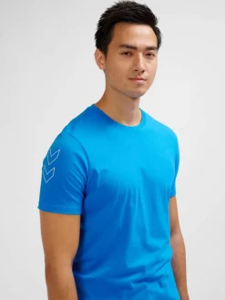 hmlELEMENTAL CHEVRON COTTON TEE