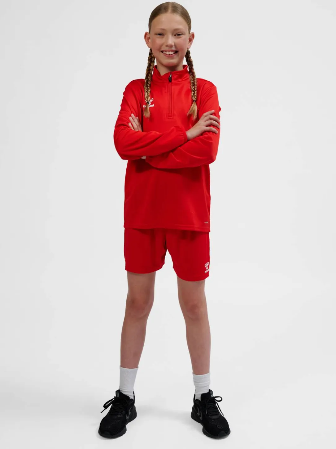 hmlESSENTIAL HALF-ZIP KIDS