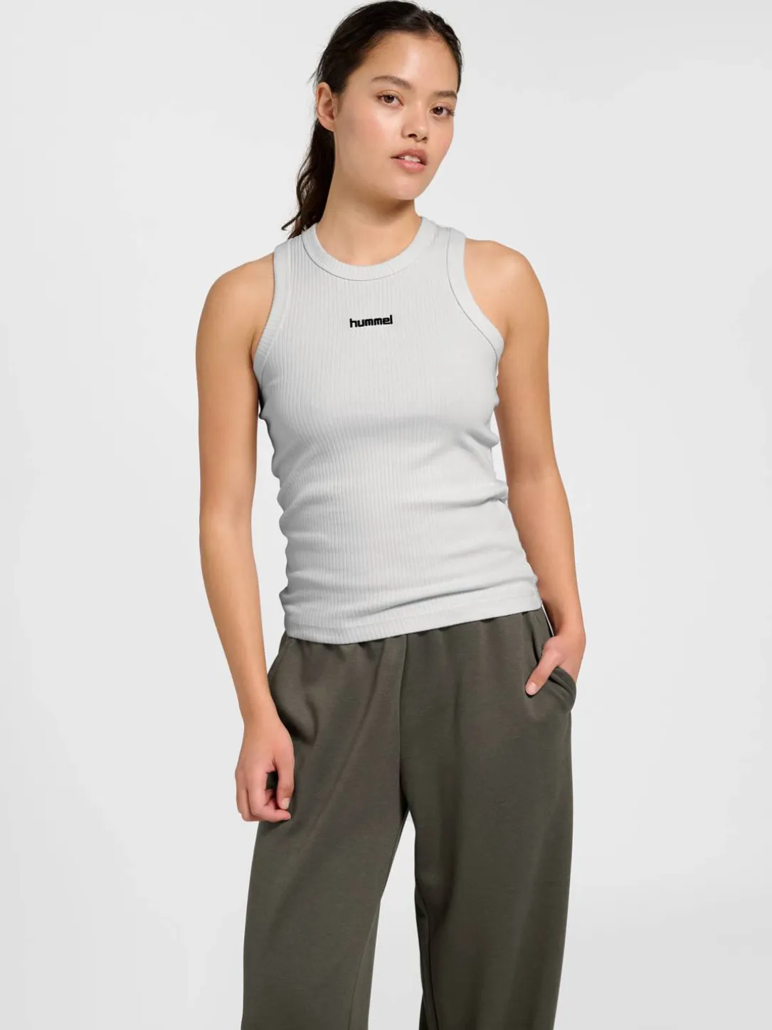 hmlFOUNDATION RIB TANK TOP