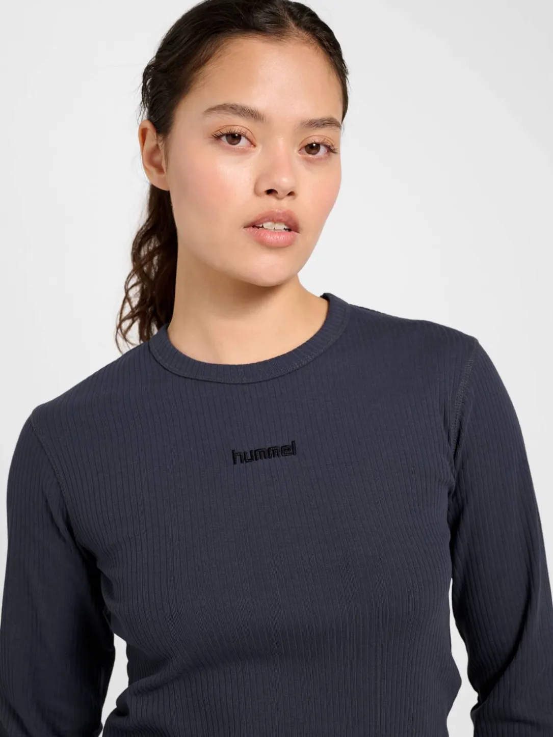 hmlFOUNDATION RIB T-SHIRT L/S