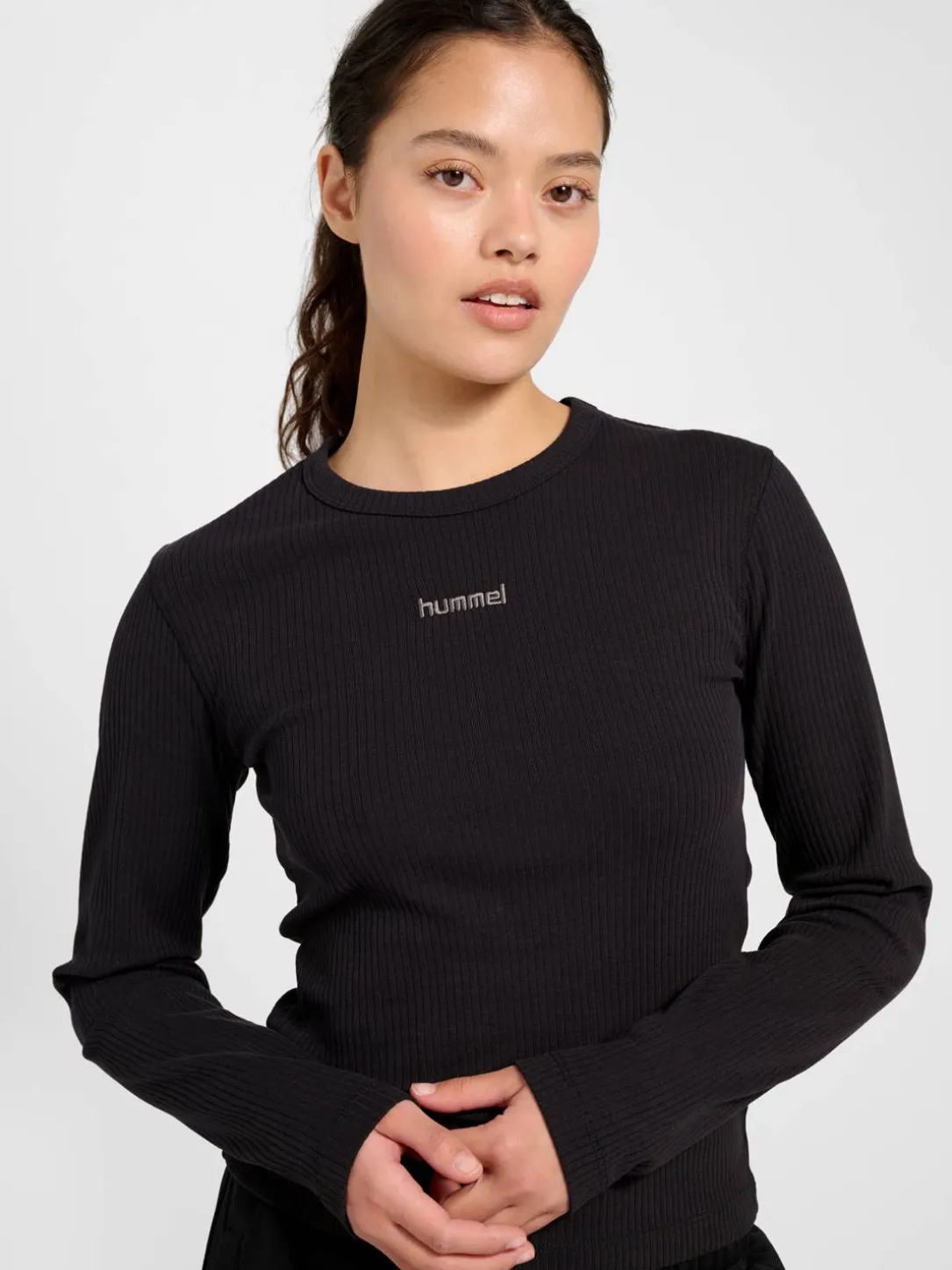 hmlFOUNDATION RIB T-SHIRT L/S