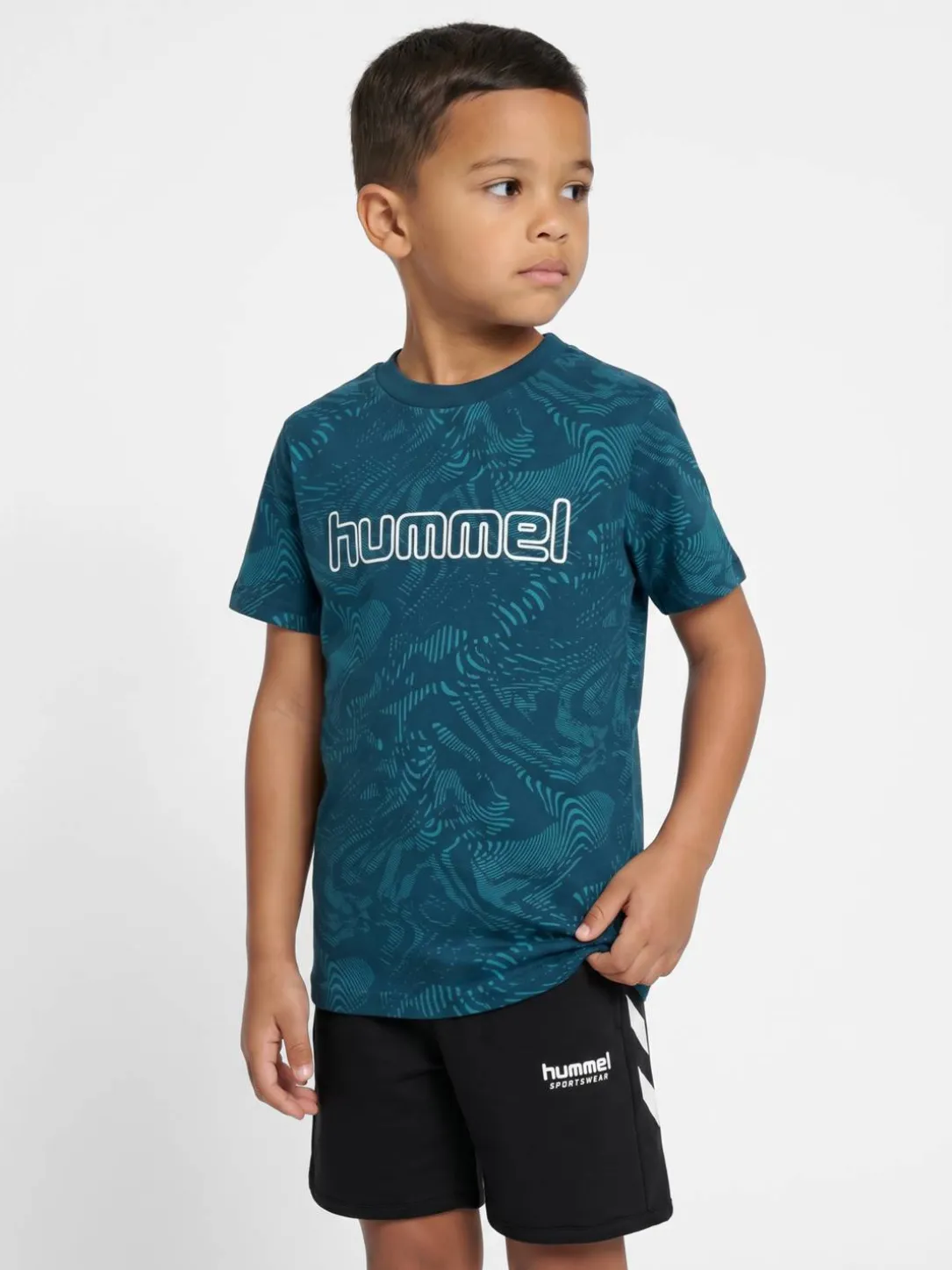 hmlJR AOP LOGO T-SHIRT