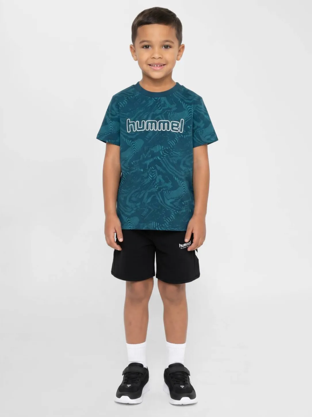 hmlJR AOP LOGO T-SHIRT