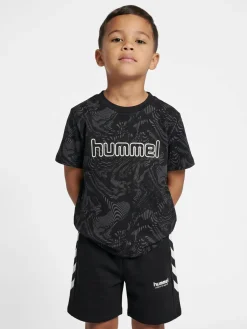 hmlJR AOP LOGO T-SHIRT