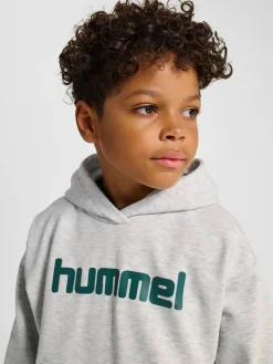 hmlJR BOXY HOODIE LOGO