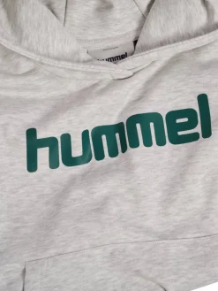 hmlJR BOXY HOODIE LOGO