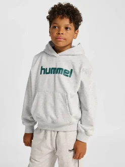 hmlJR BOXY HOODIE LOGO