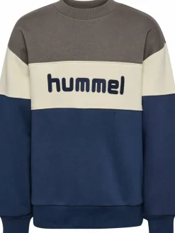 hmlJR LOOSE BLOCK CREWNECK