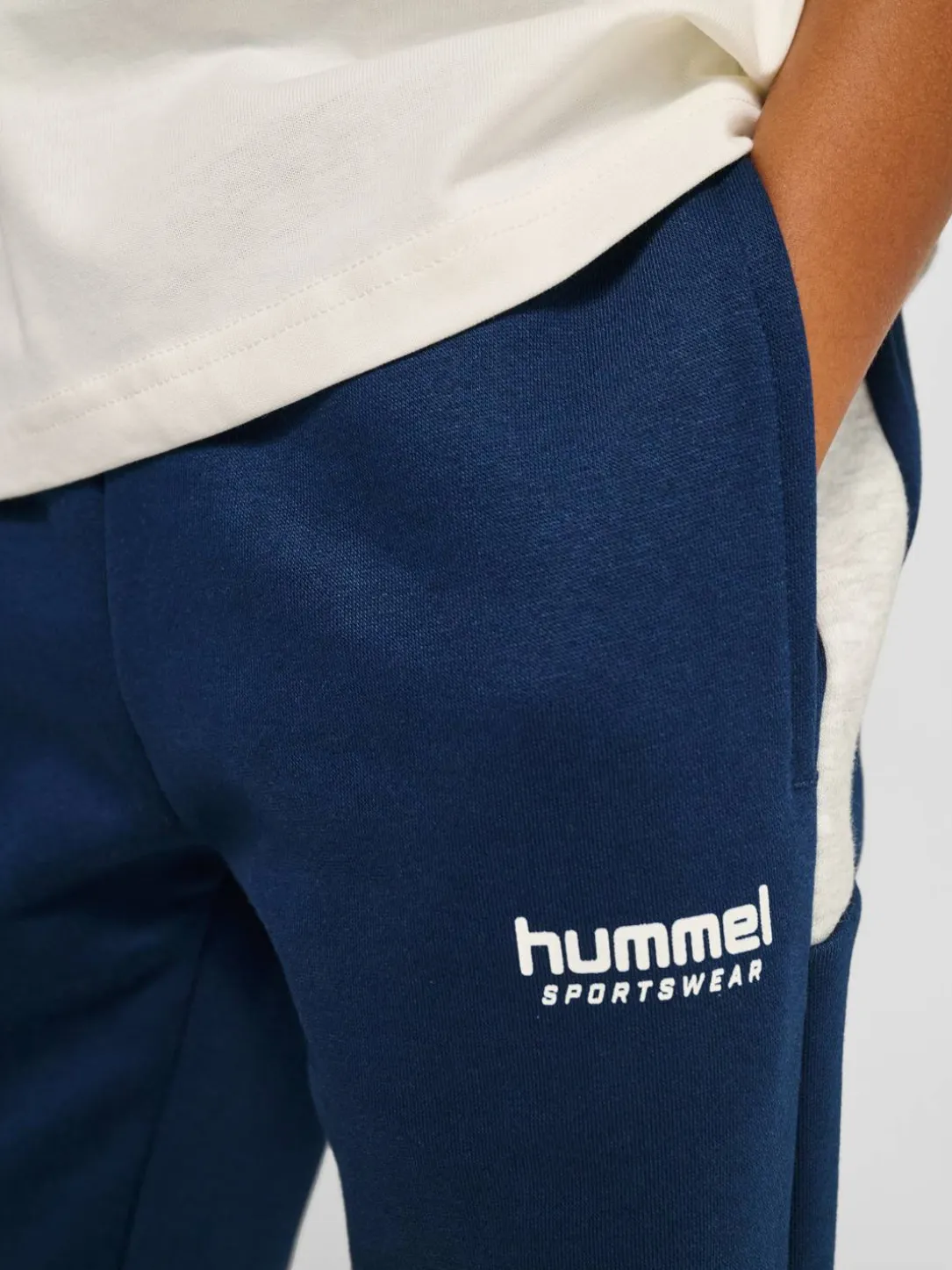 hmlJR LOOSE BLOCKED SWEATPANT