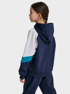 hmlJR LOOSE BLOCKED ZIP HOODIE