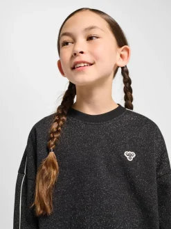 hmlJR LOOSE GLITTER CREWNECK