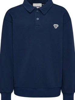 hmlJR LOOSE PIQUE POLO SWEATSHIRT