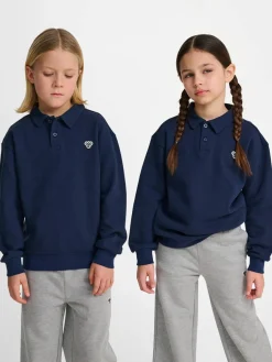 hmlJR LOOSE PIQUE POLO SWEATSHIRT