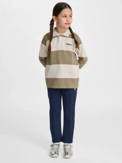 hmlJR LOOSE STRIPED POLO L/S