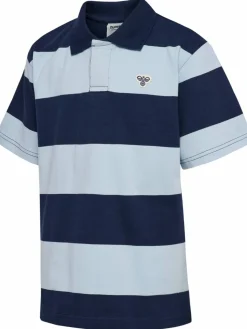 hmlJR LOOSE STRIPED POLO S/S BEE
