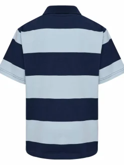 hmlJR LOOSE STRIPED POLO S/S BEE
