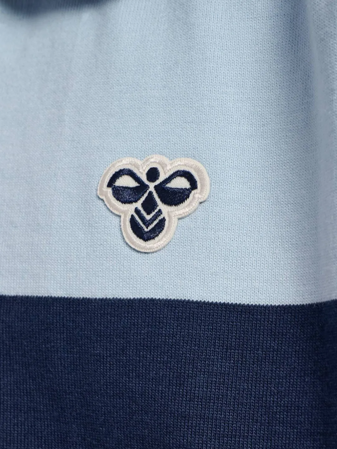hmlJR LOOSE STRIPED POLO S/S BEE
