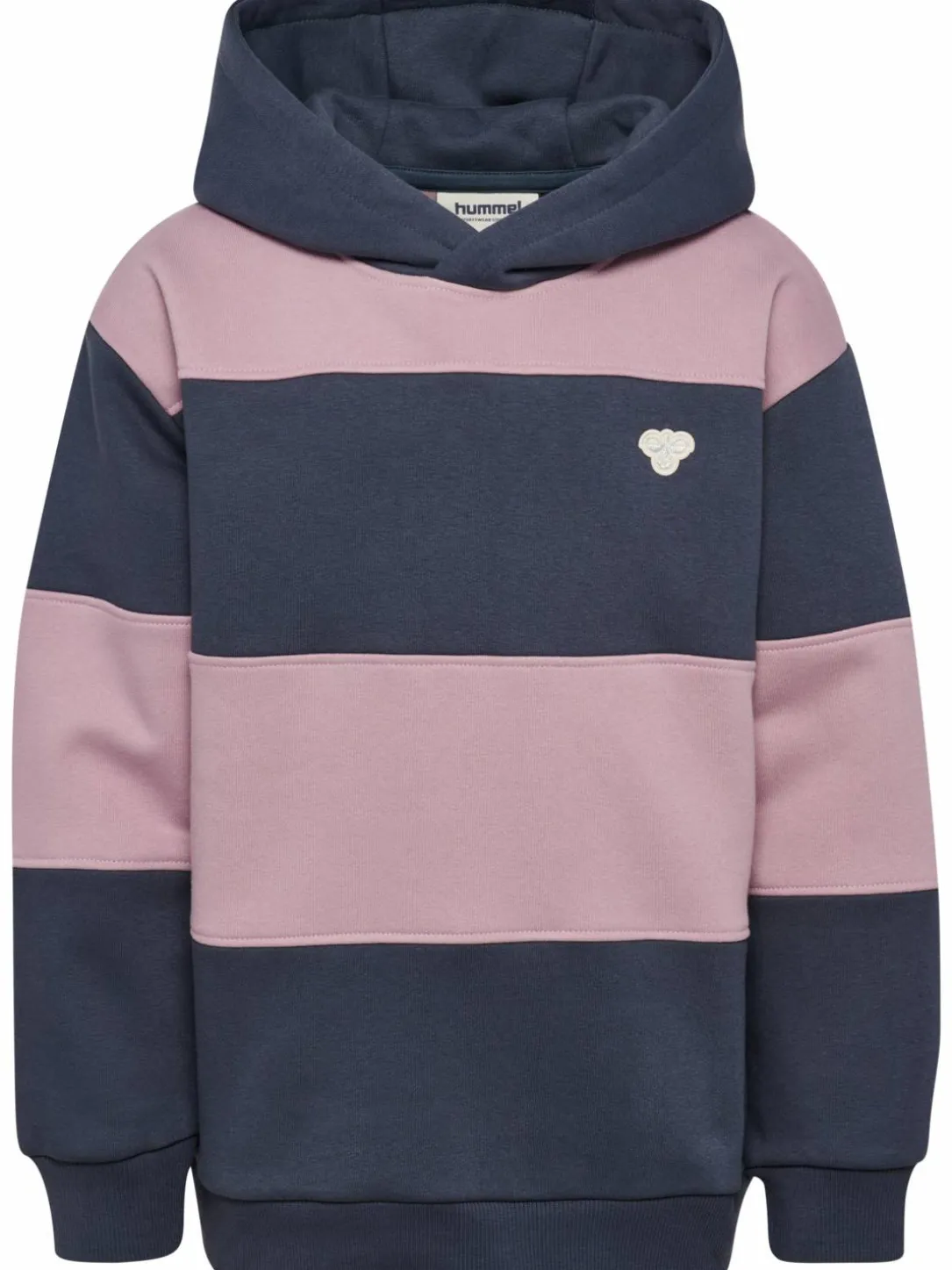 hmlJR LOOSE STRIPE HOODIE BEE