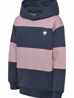 hmlJR LOOSE STRIPE HOODIE BEE
