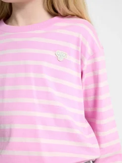 hmlJR LOOSE STRIPE T-SHIRT L/S BEE