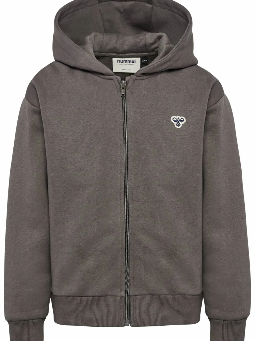 hmlJR LOOSE ZIP HOODIE BEE