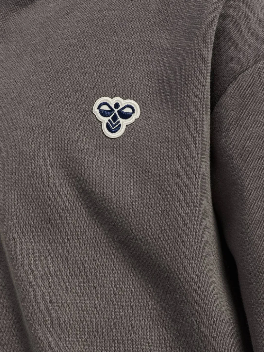 hmlJR LOOSE ZIP HOODIE BEE