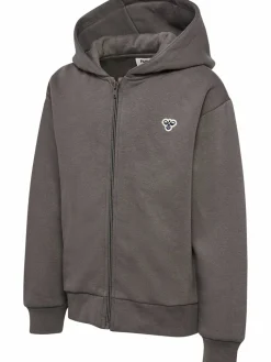 hmlJR LOOSE ZIP HOODIE BEE
