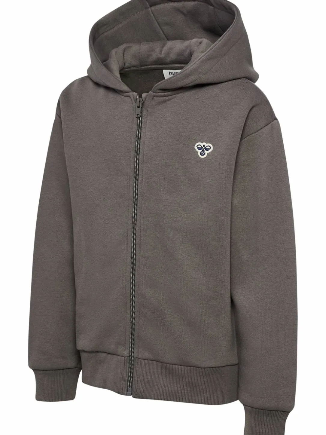 hmlJR LOOSE ZIP HOODIE BEE
