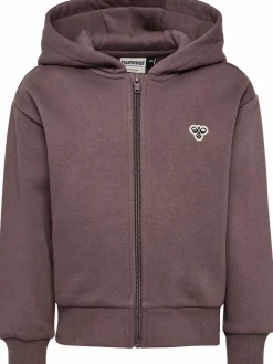 hmlJR LOOSE ZIP HOODIE BEE