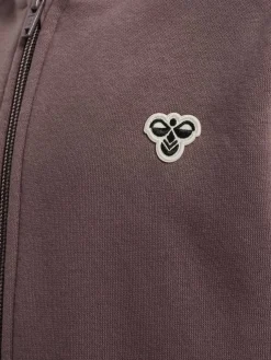 hmlJR LOOSE ZIP HOODIE BEE