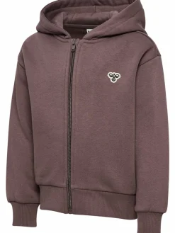 hmlJR LOOSE ZIP HOODIE BEE