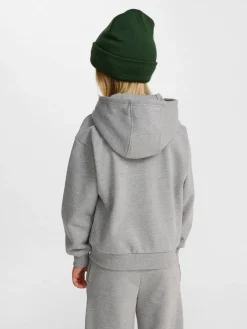 hmlJR LOOSE ZIP HOODIE BEE