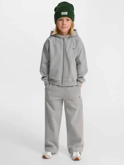 hmlJR LOOSE ZIP HOODIE BEE