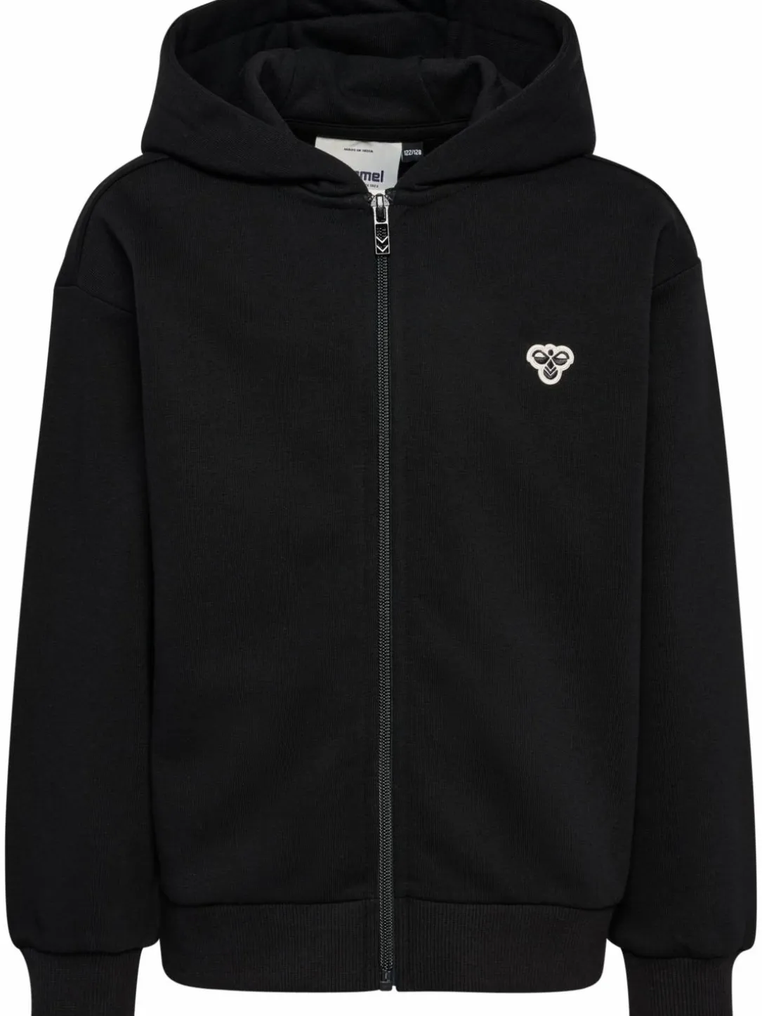 hmlJR LOOSE ZIP HOODIE BEE