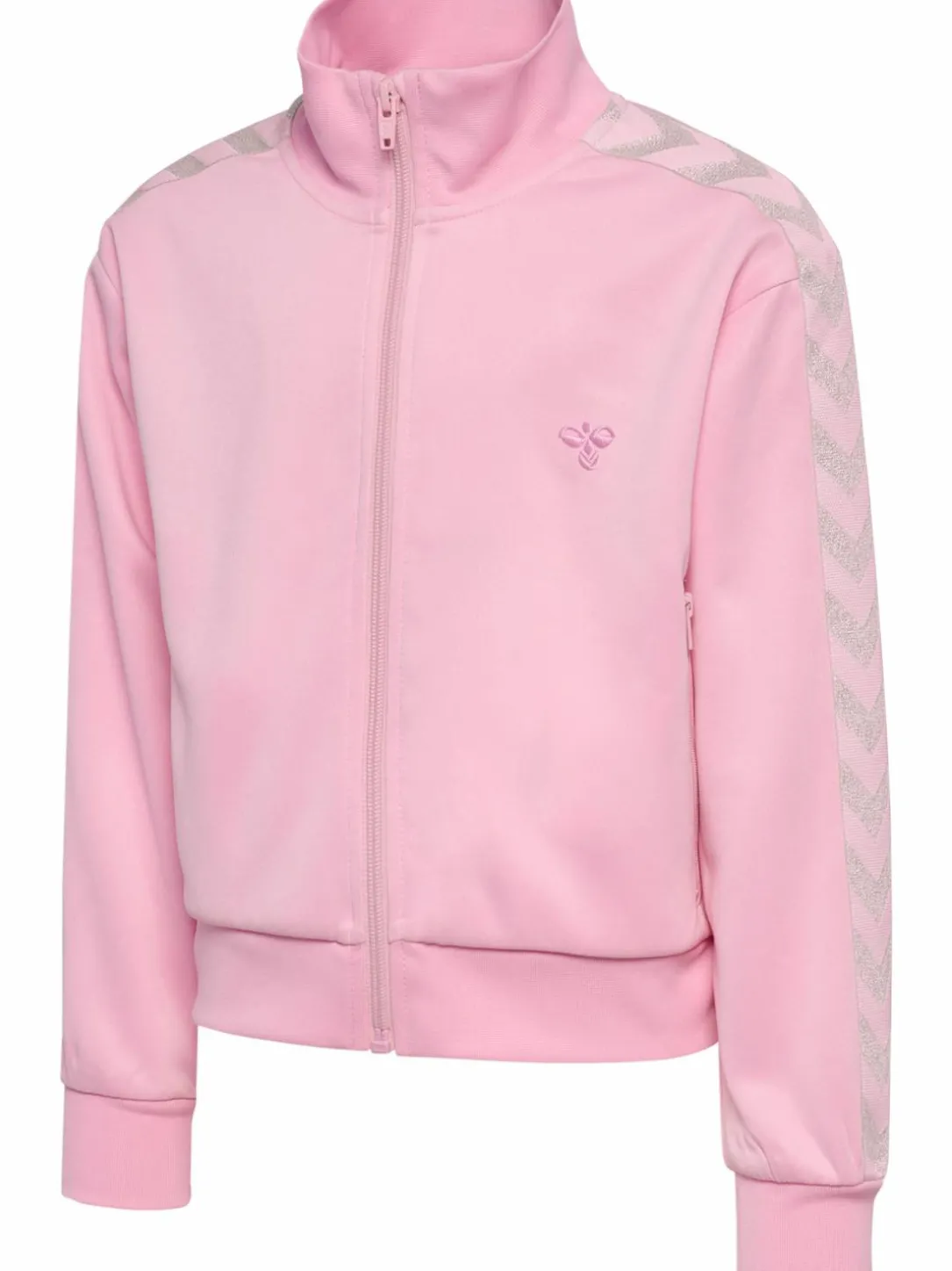 hmlJR REG POLY TAPE GIRL ZIP JACKET