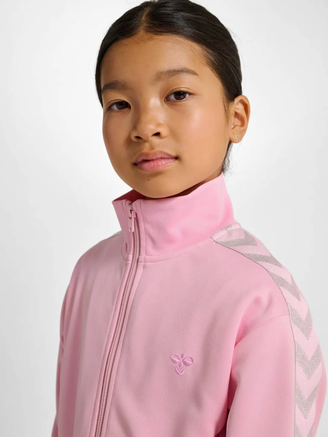 hmlJR REG POLY TAPE GIRL ZIP JACKET
